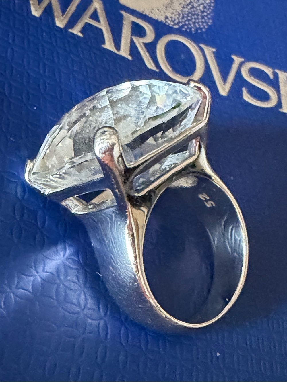 LARGE SWAROVSKI COCKTAIL RING